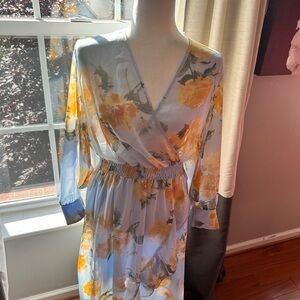 Gorgeous Enfocus Floral Maxi Dress- Size 16W